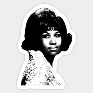 Aretha Franklin - Vintage Sticker